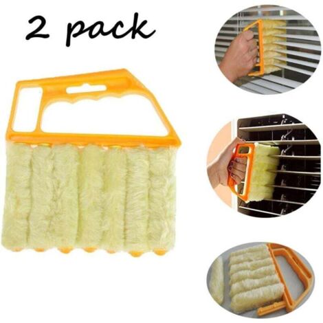 Ulisem2 Pack Spazzole per la pulizia, detergente per tapparelle, persiane, finestre, spazzole per tapparelle, detergente per polvere, attrezzatura per la pulizia della casa