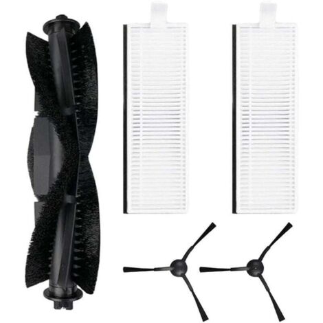 Ulisem5 Pack Robot Aspirapolvere Spazzole Laterali Principali per Laresar Evol 3, 1 Spazzola Rullo Principale, 2 Filtri HEPA, 2 (1/4)