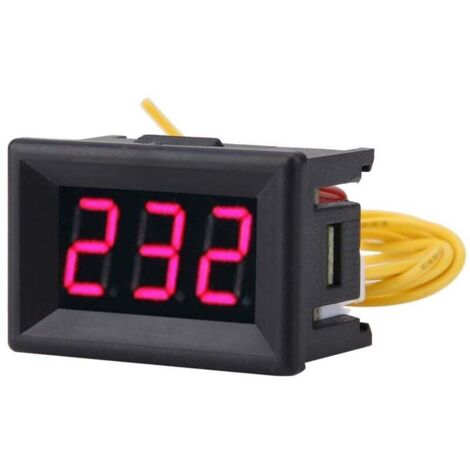 UlisemVoltmètre numérique à affichage LED de 0,36 po, 1 pièce, panneau de mesure de tension CA 70-380 V (1/4)
