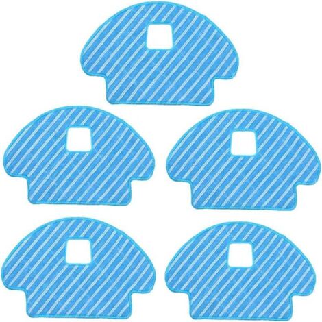Ulisem Confezione da 5 panni di ricambio per la pulizia del robot Ecovacs Deebot Ozmo 930 Kit di accessori per robot DG3G-KTA Buddy (1/3)