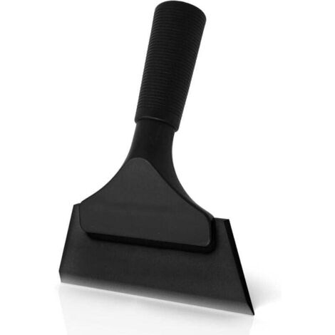 Ulisem x Tergivetro multifunzionale in silicone per vetri del bagno, specchi della doccia, finestre, vetri, porte della doccia, parabrezza dell'auto, raschietto per vetri, nero (1/4)