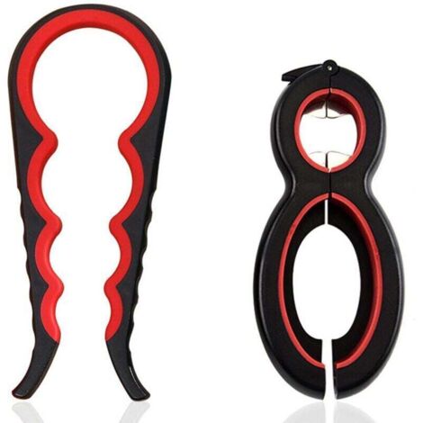 UlisemOuvre-bocal ouvre-bouteille, ensemble d'ouvre-bouteille multifonctionnel ergonomique, assorti à une variété de joints et de couvercles (1/4)