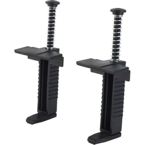 Ulisem2 Pack Brick Liner Runner Livellamento Misurazione Cassetto Strumento, Strumenti di muratura per mattoni e cassetti Morsetti di fissaggio mattoni per edilizia (Nero)