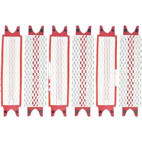 Ulisem Confezione da 6 panni in microfibra per mocio compatibili con Vileda, panni riutilizzabili per mocio piatto UltraMax XL, lavabili in lavatrice