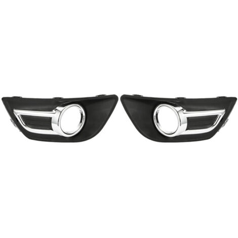 Coppia di coperture cromate per fendinebbia per paraurti Citroën C4 2008-2011 (1/4)