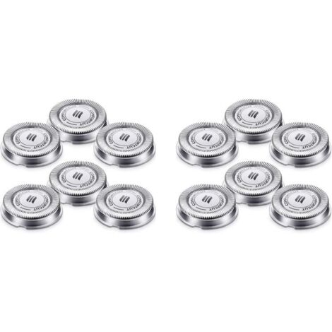 Confezione da 12 testine di ricambio compatibili con i rasoi elettrici serie 1000 2000 3000 modello SH30 (1/4)