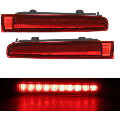 2 pezzi terza luce di stop lampada porta posteriore alta per Volkswagen T5 T6 2003-2016 rosso (1/4)