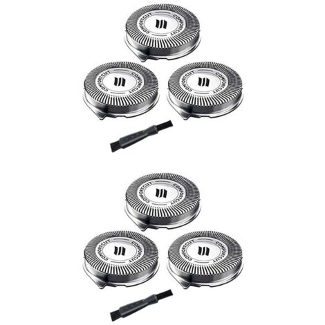 6 testine di ricambio SH30 compatibili con le lamette da barba serie 3000, 2000 e 1000 (1/4)