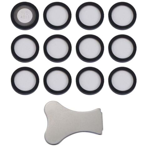 Set di 12 dischi ceramici a ultrasuoni per umidificatori, trasduttore con strumento per tappo (1/4)
