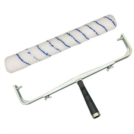 Rullo per pittura da 18 pollici con telaio in lega di alluminio e manico - Strumento decorativo da parete per la casa