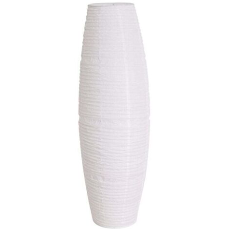 Elegante lampada da terra in carta di riso, lampada da soggiorno moderna, supporto laterale, paralume unico