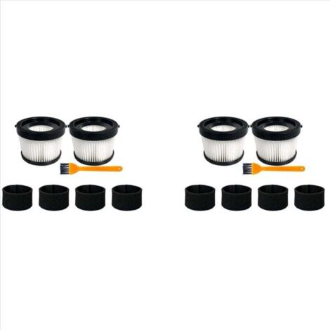 Confezione da 4 filtri HEPA DCV5011H per aspirapolvere portatile senza fili DCV501HB, con 8 filtri a manicotto in schiuma e 2 spazzole (1/4)