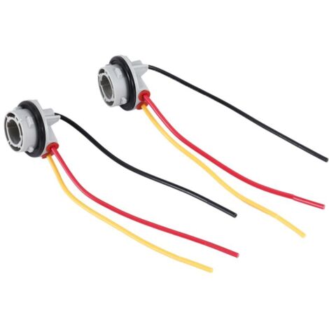 2 pezzi Portalampada per auto in plastica P21 5W per luce freno