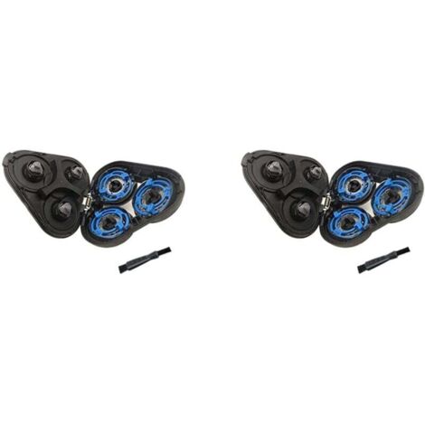 2X Testine di ricambio per rasoi serie S5000 S5370 S5571 S5420 S5140 S5078 S5077 S5050 (1/4)