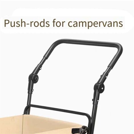 Carrello pieghevole, maniglia di spinta, carrello estensibile, accessori, attrezzatura per carrello pieghevole piatto