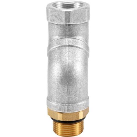 Gilmour Connettore Doppio Per Tubo Da Giardino | Ottone Massiccio 3/4" Girevole | Femmina-Femmina