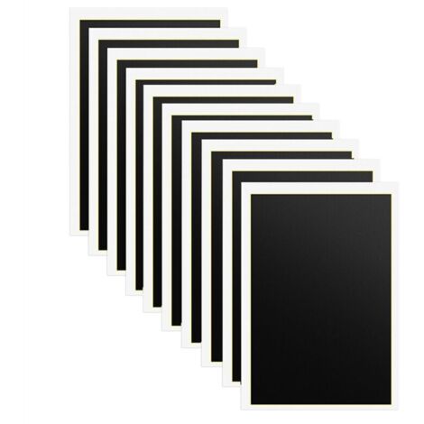 Carta per marcatura laser, 10 pezzi, carta per marcatura laser colorata per incisore, 15,4 x 10,6 pollici, nero, ceramica, vetro, metallo