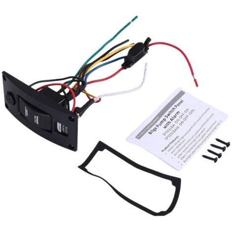 Pannello Di Controllo Auto 12V/24V Con 3 Prese Accendisigari, Doppia USB E Voltmetro - Per Barca, Camper, Marina - 4
