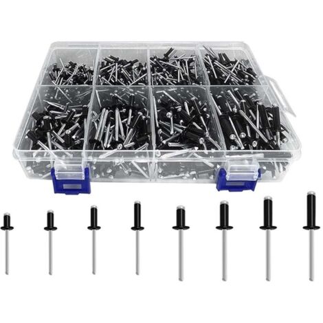 Dometic 113008P10 / 113009P10 - Rivetti Oscar 3/16 X 1 Pollice - Confezione Da 10 - Per Tende Da Sole E Travi