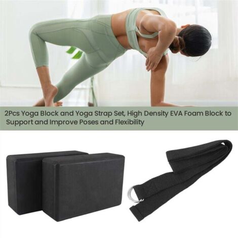Set Di 2 Blocchi Da Yoga Ad Alta Densità, 22,9 X 15,2 X 10,2 Cm