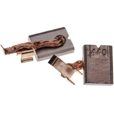 10x Spazzole di carbone per motore elettrico 3 x 10 x 13,4 mm compatibili con utensili elettrici Makita BDF454, BDF456, BDF458, BDT140, BFR440, BFR540