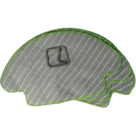 3 panni per la pulizia di parquet e piastrelle compatibili con l'aspirapolvere robot iRobot Roomba Combo - panno per la pulizia, tampone in microfibra 300x175mm (1/4)