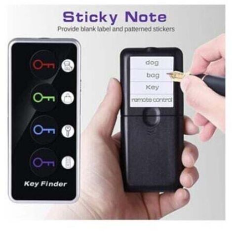 Rilevatori di Chiavi, Cercatore Remoto Localizzatore Wireless di Oggetti Rf Rumore 1 Trasmettitore RF 4 Ricevitori Anti Smarrimento Tag Portafoglio Chiave Pet Smart Tracker per la Ricerca di Animali D