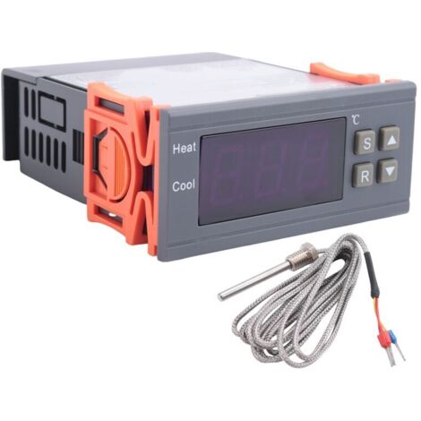 10 Sonde Termiche PT100 Impermeabili – Sensori Di Temperatura In Platino, Range -20°C A 250°C, Cavo 50 Cm