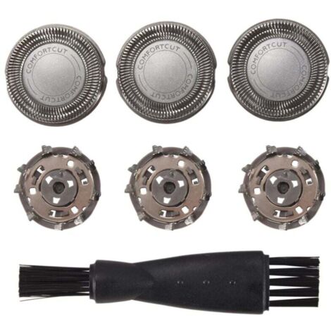 Set di lame di ricambio da 4 pezzi per testine di rasoio elettronico per SH30, SH50, serie 52, 1000, 2000, S1020, S1050 e S1060 (1/4)