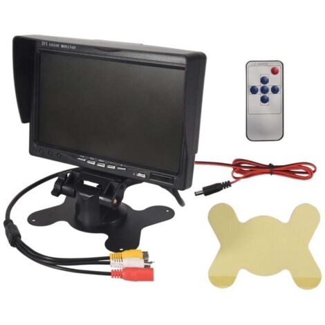 Monitor LCD TFT a colori HD da 7 pollici 12V 24V per telecamera di retromarcia CCTV per auto e camion
