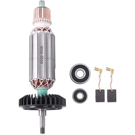 Rotore di armatura di ricambio per smerigliatrice angolare 9556 9557 9558 compatibile AC220V-240V