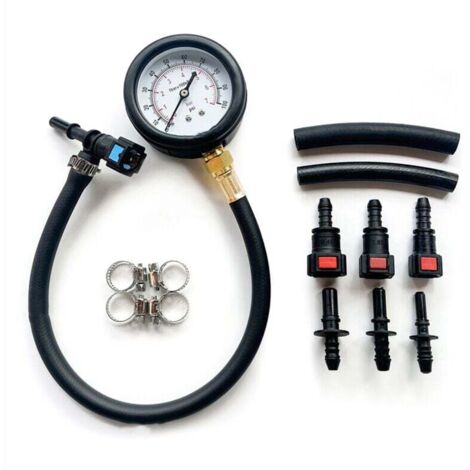 Measureman Kit Di Prova Pressione Manometro Per Collettori Gas Naturale/LP – 0-10” W.C. – 1/4” NPT Con Tubo 40” E Raccordo In Valigetta
