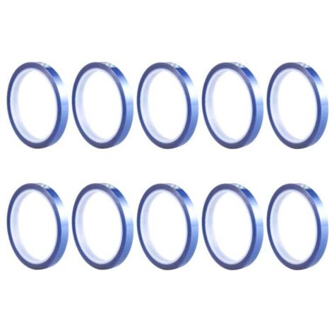 10 rotoli di strisce per sublimazione termica vuote, senza residui, fino a 260 gradi Celsius, per pressa a caldo (1/4)