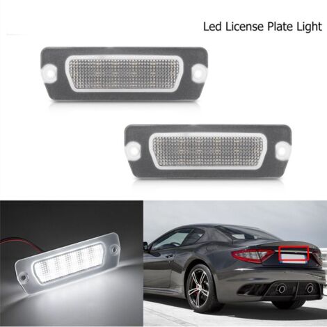 Illuminazione targa a LED per Maserati GranTurismo GranCabrio Coupé 4200 GT 2001-2007 (1/4)