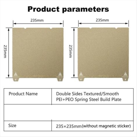Piattaforma per stampante 3D H1H K1 K1C, piastra di stampa liscia Piattaforma per stampante 3D H1H K1 K1C, piastra di stampa liscia