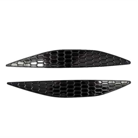 1 paio di coperture per riflettori a nido d'ape stile barra posteriore per strisce fendinebbia autoadesive Golf 7 MK7 2014-2018