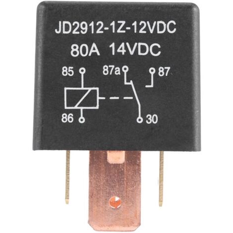 Relè elettrico 80A 12V DC a 5 pin per auto, camion e progetti fai da te