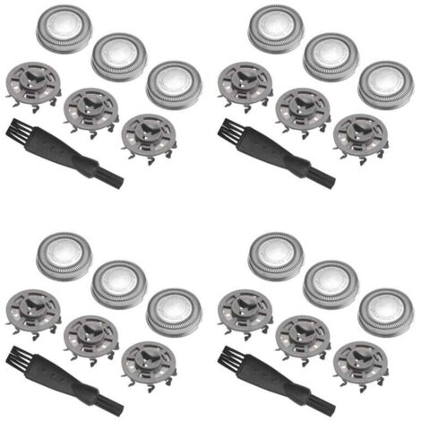 12 lame di ricambio compatibili con i rasoi elettrici delle serie SH30, SH50, S1020, S1050 e S1060 (1/4)