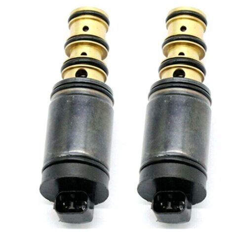 Set di 2 elettrovalvole per compressore aria condizionata auto (1/4)
