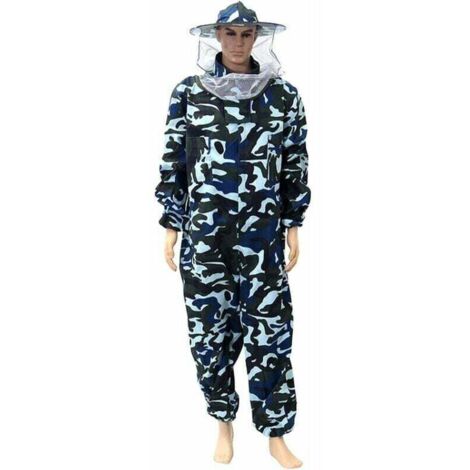 Tuta da apicoltore, completo da apicoltore con velo e cappuccio, tuta protettiva da apicoltore, abbigliamento da apicoltore, attrezzatura da apicoltore, XL