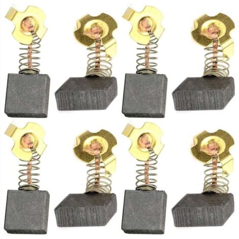 Confezione da 8 spazzole di carbone 0502025007 614367-00 5140024-30 per sega troncatrice D24000/DW713/DW715/DW716/0502025007/ BTS21-D04