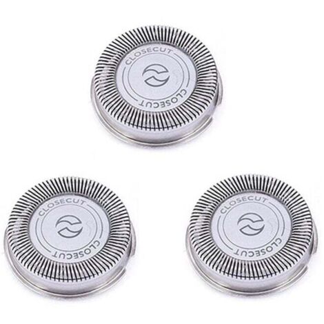 Set di 3 testine di ricambio SH30 per rasoi serie 3000, 2000, 1000 e S738, con lame affilate e resistenti (1/4)