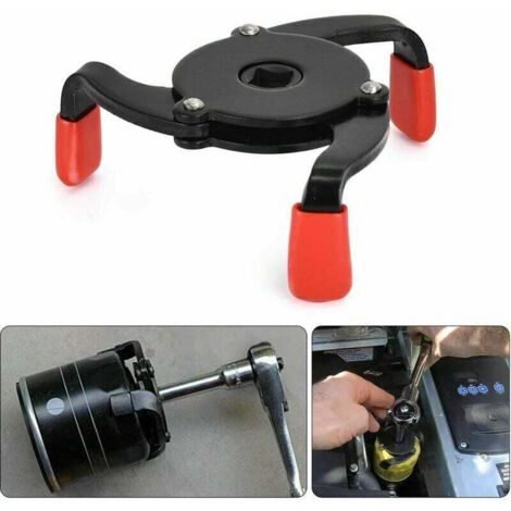 Chiave per filtro olio a 3 ganasce, attacco quadro da 3/8", 60-95 mm, 2,4"-3,7", regolabile automaticamente (1/4)