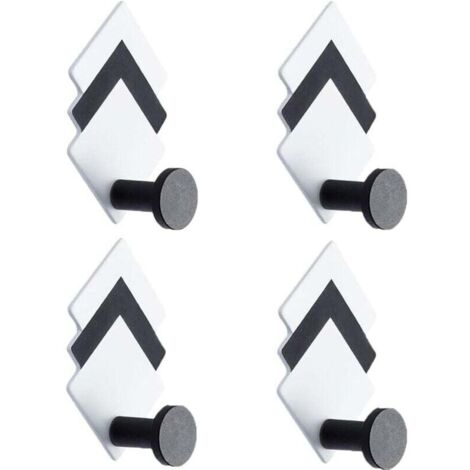 Ganci adesivi da parete 4 pezzi, portasciugamani da bagno, portasciugamani da cucina, ganci adesivi per asciugamani da bagno (64 cm) (1/3)