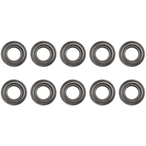 10 cuscinetti radiali a sfere metrici in miniatura protetti da gomma sigillata in metallo, Mr126 Zz 6 x 12 4 mm