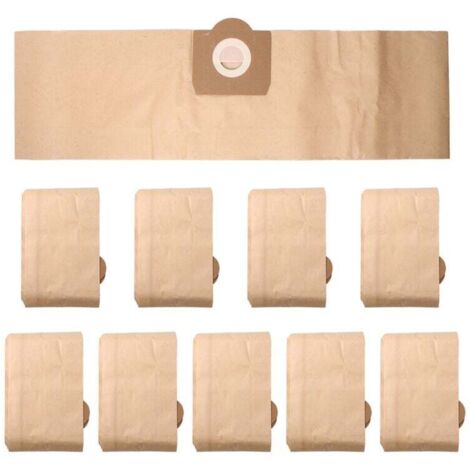 Confezione da 10 sacchetti filtro in carta 6.959-130.0 2201/2204/2504 per aspirapolvere di ricambio per liquidi e solidi WD3 WD3P (1/4)