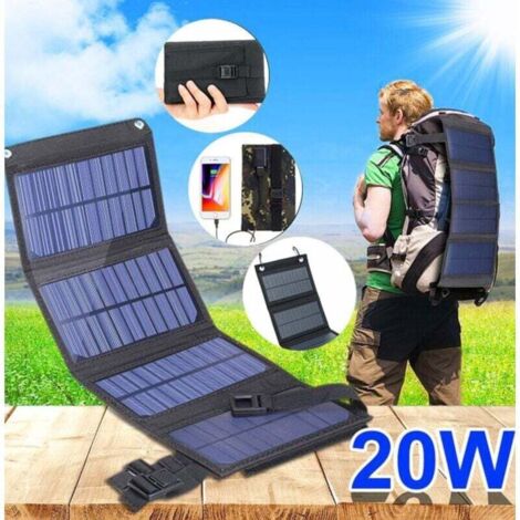 SolarV Borsa Solare Pieghevole Monocristallino 120W Con Regolatore MPPT Tracer2606BP | Pannello Portatile Per Camper, Campeggio - 2