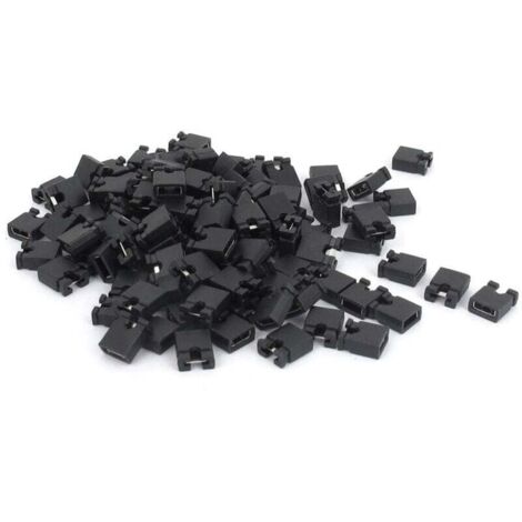 120 pezzi 2,54 mm standard PCB shunt connettore corto cappuccio mini jumper