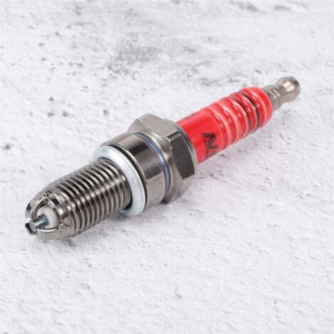 Set da 1 pezzo di 3 candele di accensione a elettrodi D8TC per scooter, motociclette, quad, biciclette fuoristrada da 125 cc, 150 cc, 200 cc, 250 cc. (1/4)