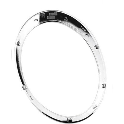 Anello decorativo cromato per faro destro - Accessorio per illuminazione auto (1/4)